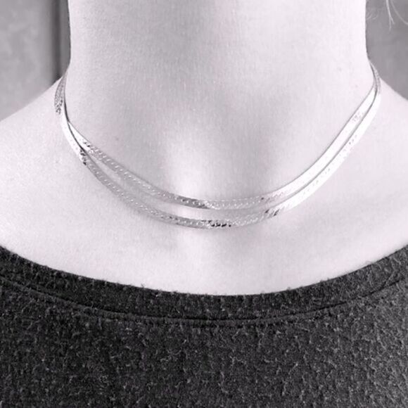 Nordstrom Jewelry - 30” 925 STERLING SILVER HERRINGBONE CHAIN